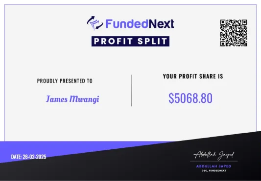 Funded trader certificate