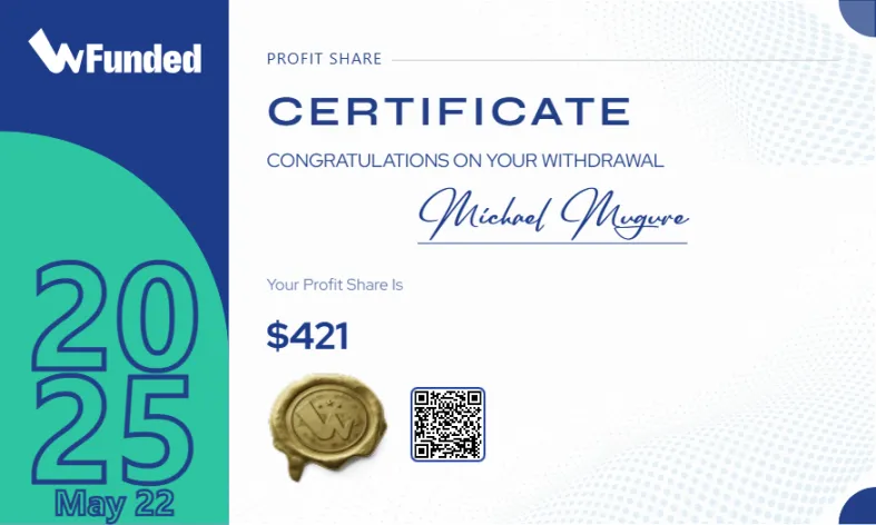 Funded trader certificate